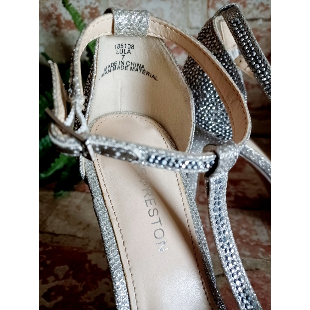 Kate Preston Lula Rhinestone Bow Ankle Sandal - Picture 7 of 16